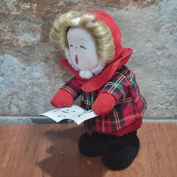 Vintage Mervyns Musical Caroler Animated Plays Jingle Bell - Picture 9 of 13